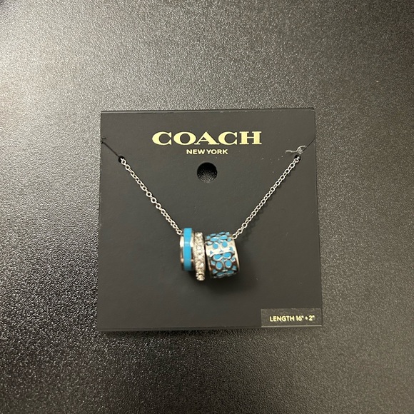 Coach Jewelry - Coach 3 Ring Signature Necklace